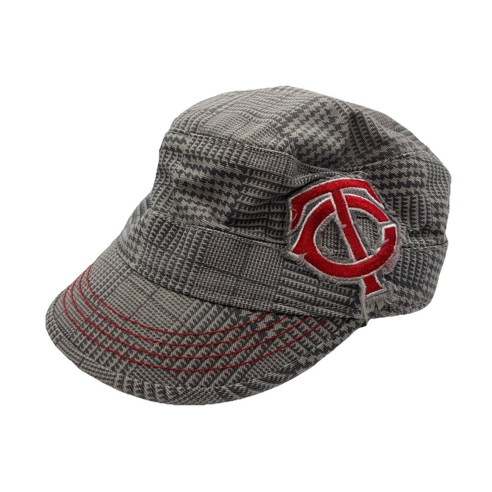 Y2K ’47 Brand Minnesota Twins Plaid Cadet Hat Women’s Adjustable